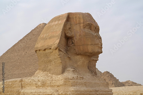 Great Sphinx and Great Pyramid of Giza, Egypt