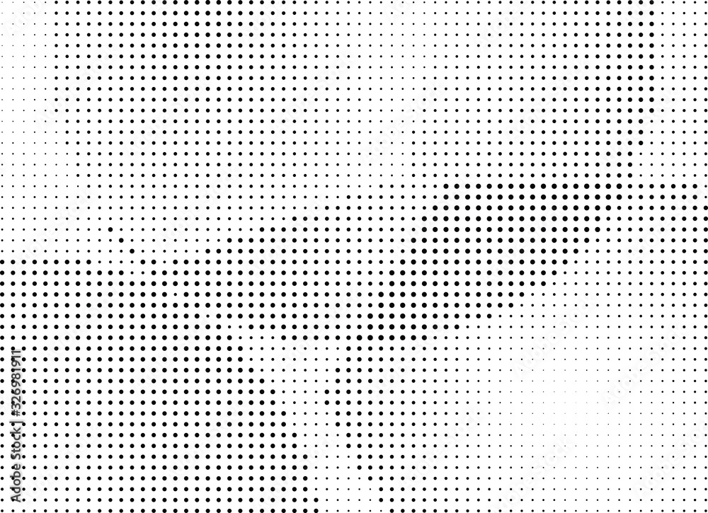 Abstract halftone dotted background. Monochrome pattern with dot and circles.  Vector modern pop art texture for posters, sites, business cards, cover postcards, interior design, labels, stickers.