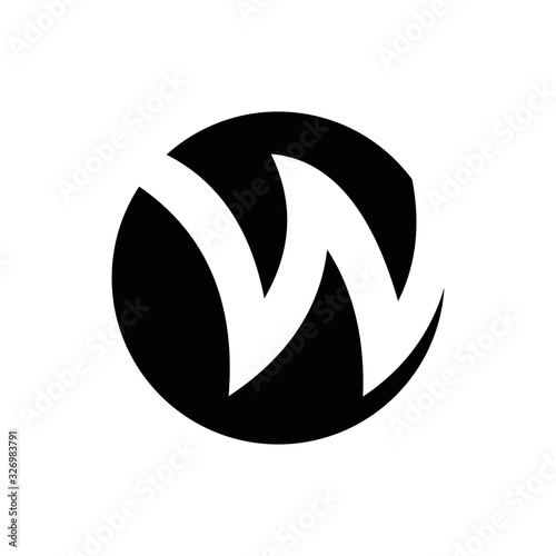 WW W letter logo vector design