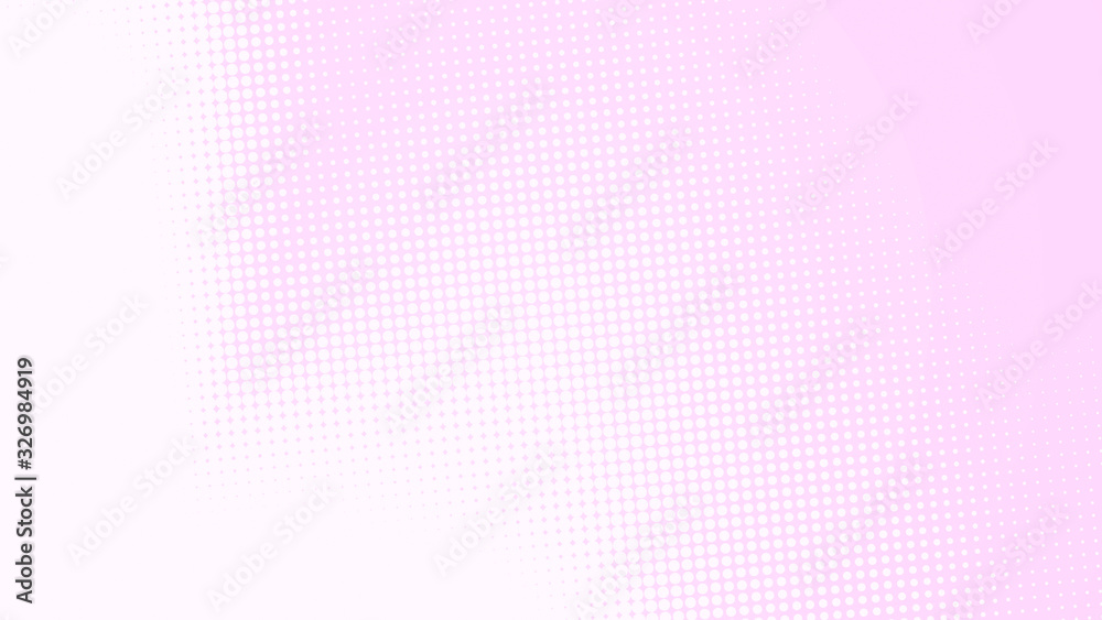 Dot pink white pattern gradient texture background. Abstract pop art halftone and retro style. Dot pink white pattern gradient texture background. Abstract pop art halftone and retro style.