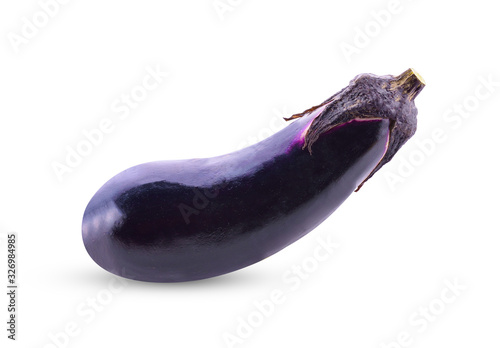 Wallpaper Mural Japanese eggplant isolated on a white background Torontodigital.ca