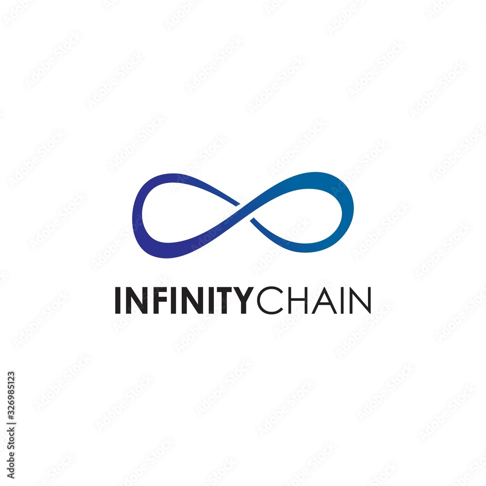 Infinity Chain Logo Simple and Templates Infinity Chain Logo Simple and Templates