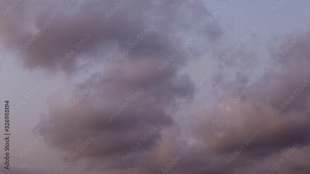 Time lapse video of clouds movement on sky at sunset Time lapse video of clouds movement on sky at sunset