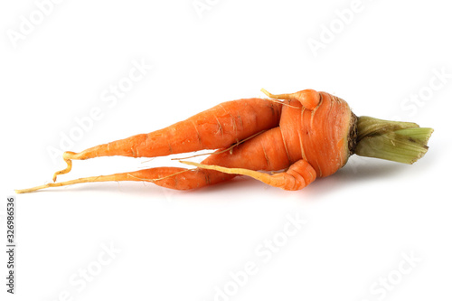 Funny ugly carrot man