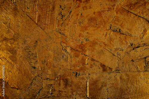 Wallpaper Mural golden textured plastered surface Torontodigital.ca