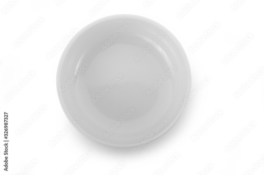 empty bowl isolated on white background empty bowl isolated on white background