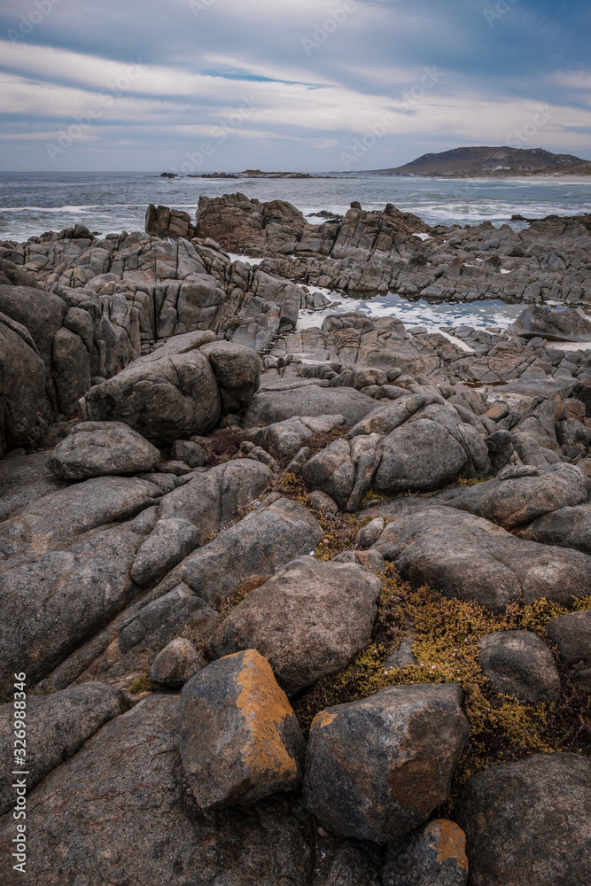 A rocky shore in South Africa