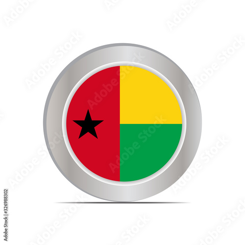 The national flag of the Republic of Guinea-Bissau is isolated in official colors. Free Download The national flag of the Republic of Guinea-Bissau is isolated in official colors. - GFXLoad