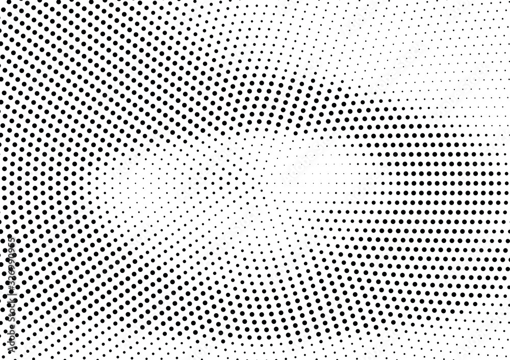 Abstract halftone dotted background. Futuristic grunge pattern, dot and circles.  Vector modern optical pop art texture for posters, sites, business cards, cover, postcards, labels, stickers layout.