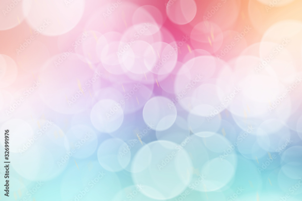 Colorful bokeh lights abstract background