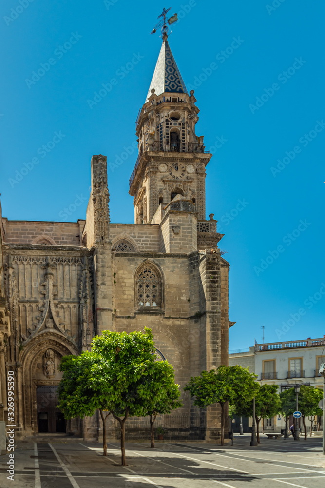 Obraz premium The church of San Miguel. Jerez de la Frontera, Andalusia, Spain