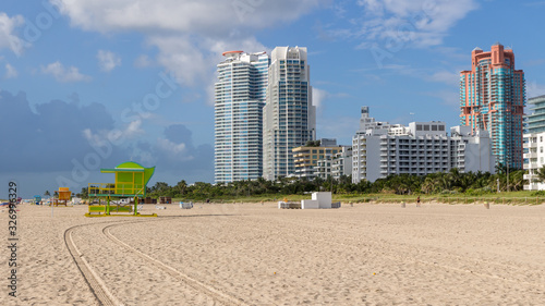 South bay Beach in Miami Beach Florida © PIKSL