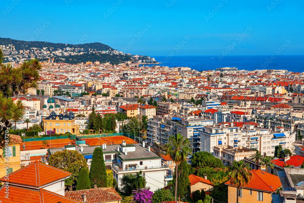 Principality of Monaco. Beautiful panoramic view on Monaco