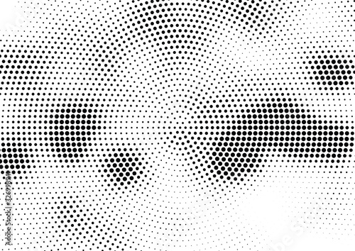 Abstract halftone dotted background. Futuristic grunge pattern, dot and circles.  Vector modern optical pop art texture for posters, sites, business cards, cover, postcards, labels, stickers layout.