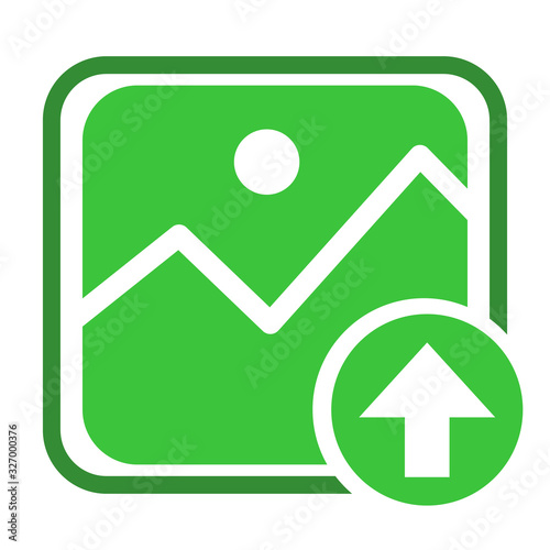 Upload Image Vector Logo