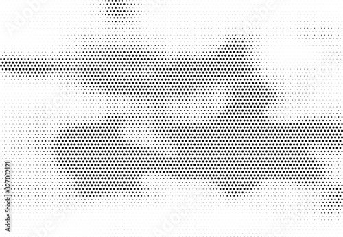 Abstract halftone dotted background. Futuristic grunge pattern, dot and circles. Vector modern optical pop art texture for posters, sites, business cards, cover, postcards, labels, stickers layout.