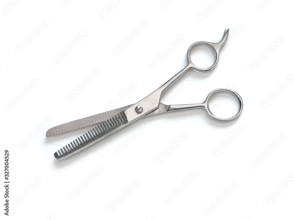 Professional hairdresser Scissors isolated on white background