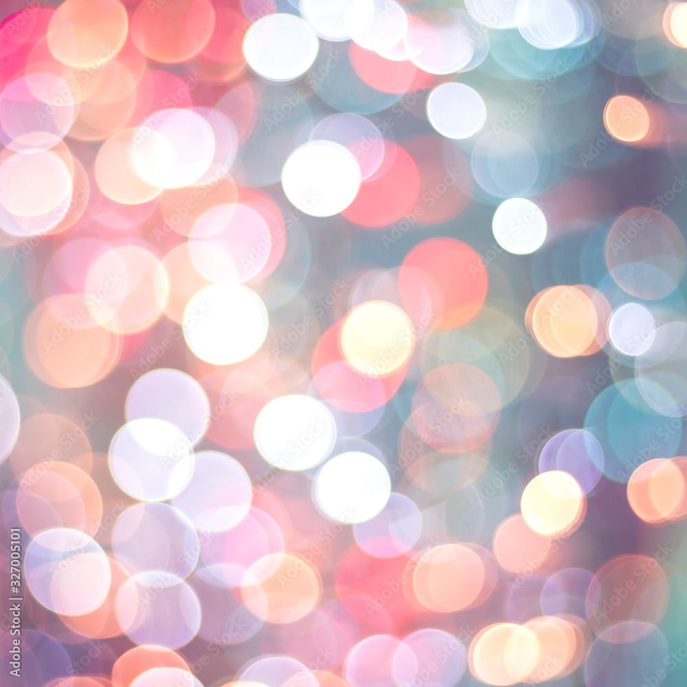 bright colorful bokeh background
