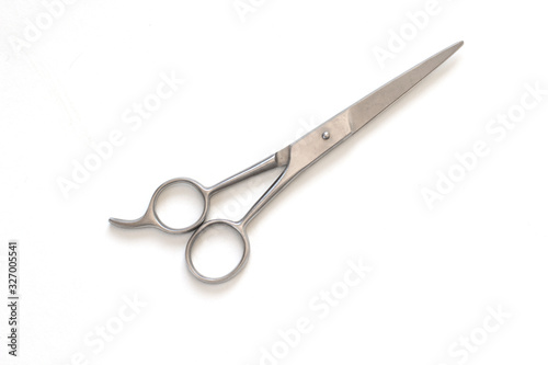 Professional hairdresser Scissors isolated on white background © baby