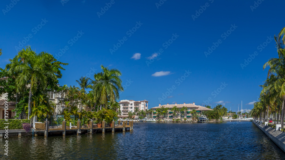 The Fort Lauderdale marina in Florida