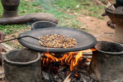 roasting of coffee beans