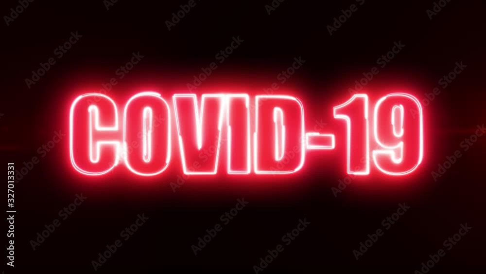 COVID-19 - Coronavirus scientific code text red vibrant illuminated text glowing in the dark with nice red lens flare in the background COVID-19 - Coronavirus scientific code text red vibrant illuminated text glowing in the dark with nice red lens flare in the background