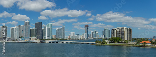 Downtown Miami Panorama in Florida