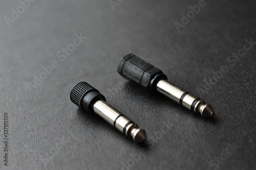 Audio Jack adapters with 3.5 mm Jack 6.3 mm-Mini Jack 3.5 mm
