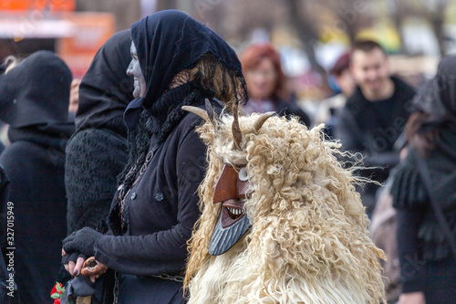 Busojaras (Buso-walking) an annual masquerade celebration of the Sokci ethnic group living in the town of Mohacs, Hungary.
