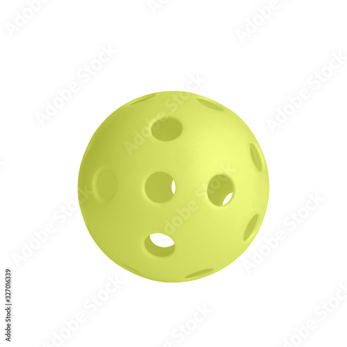 Obraz na płótnie Single yellow pickball w salonie