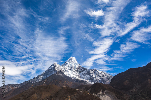 Ama Dablam mountain. Nepal, Sagarmatha National Park
