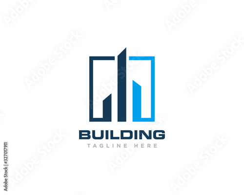 Building Construction Logo Design Vector