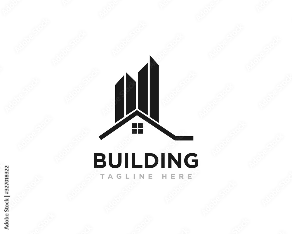 Building Construction Logo Design Vector