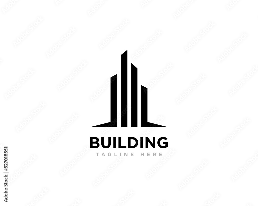 Building Construction Logo Design Vector