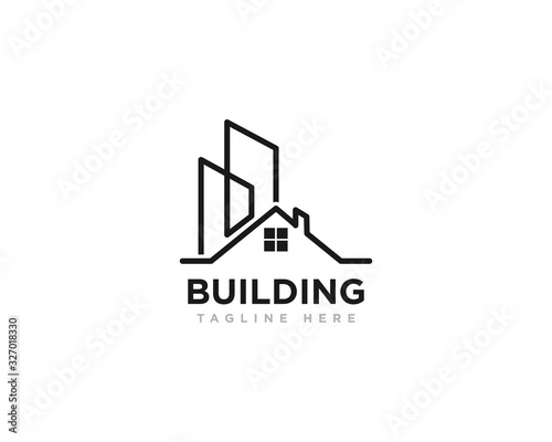 Building Construction Logo Design Vector