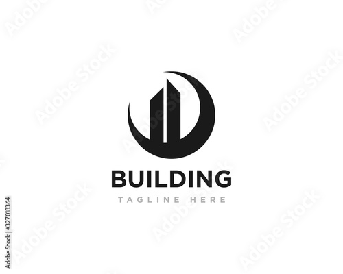 Building Construction Logo Design Vector