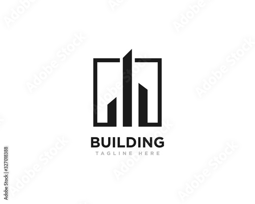 Building Construction Logo Design Vector