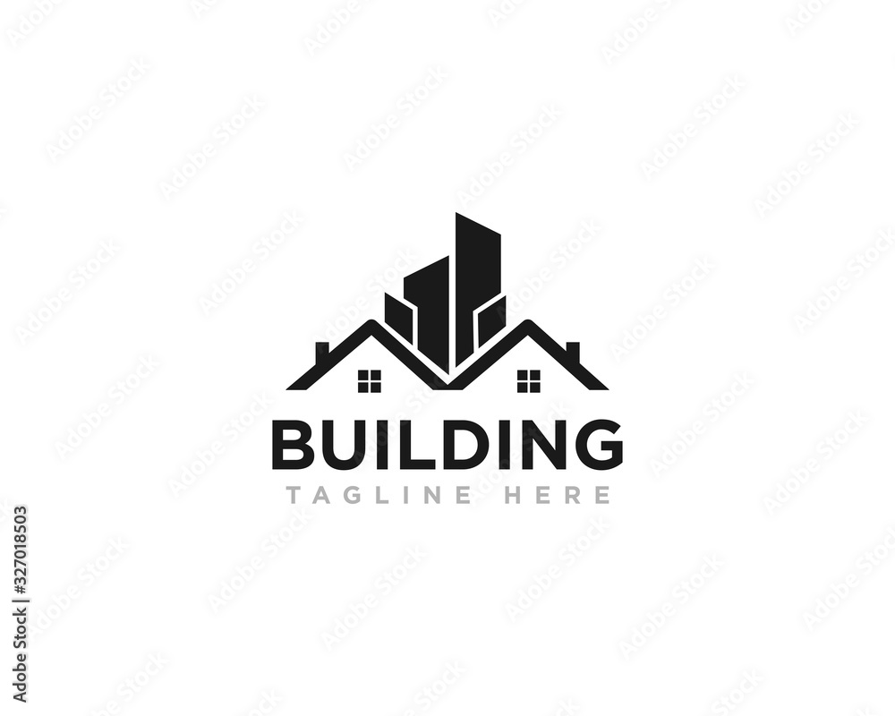 Building Construction Logo Design Vector