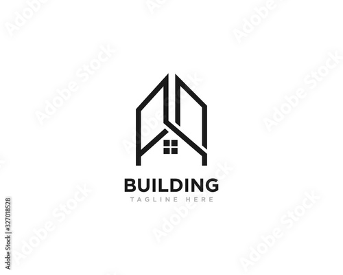 Building Construction Logo Design Vector