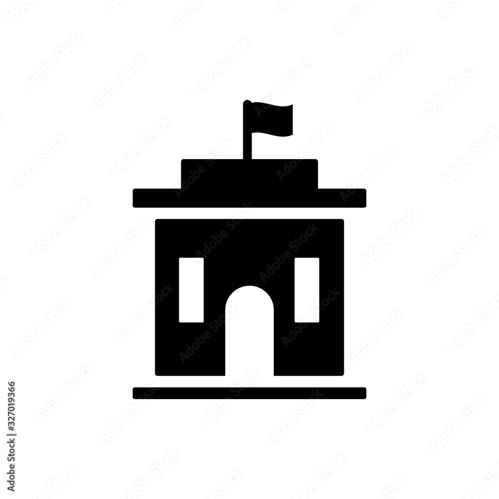 school building icon vector template school building icon vector template