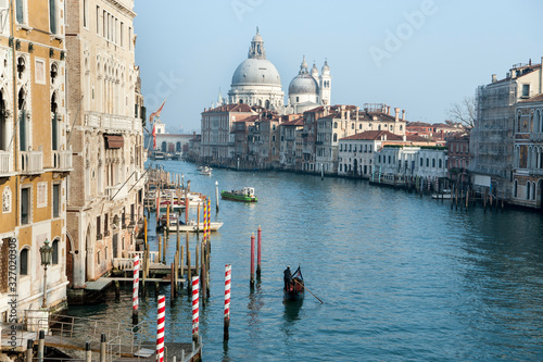 View from the Canal Grande Academy bridge in Venice © giamplume