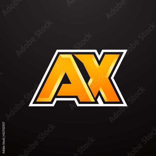 AX initial logo monogram designs modern templates