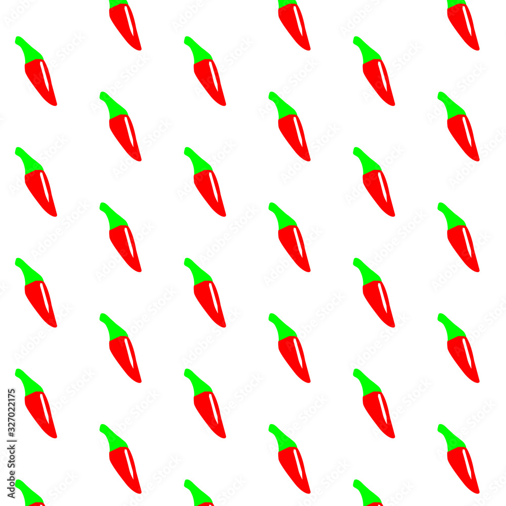 Chili pepper. Pattern. Vector illustration, red hot chilli pepper background Chili pepper. Pattern. Vector illustration, red hot chilli pepper background