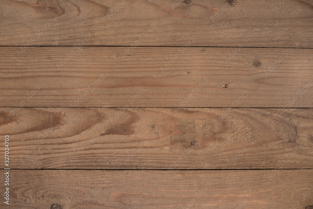 Naklejka premium Wood background. Natural pattern wood background texture and copy space. Flat layout - Image.