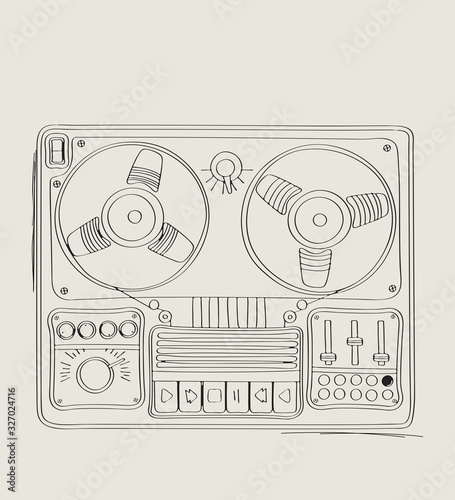 Tape recorder sketch