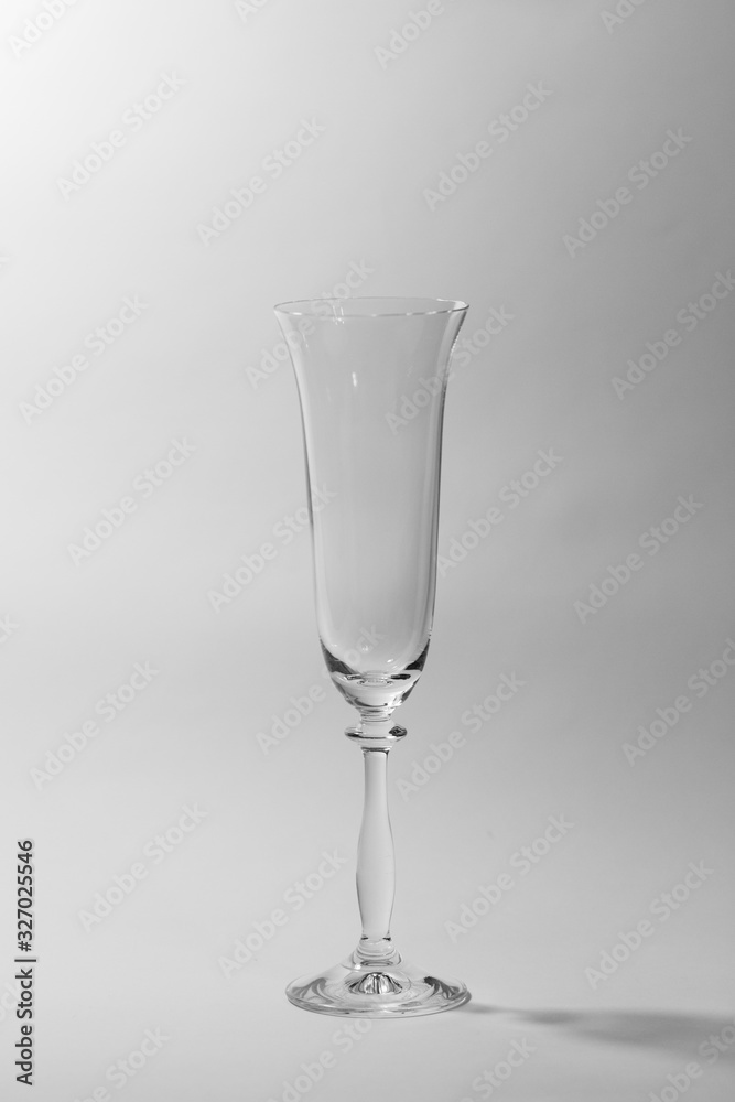 champagne glasses on a white background champagne glasses on a white background
