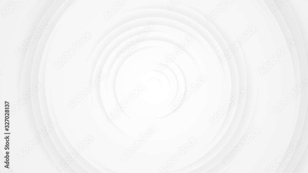 White gray circles abstract background.3D illustration with paper cut style. White gray circles abstract background.3D illustration with paper cut style.