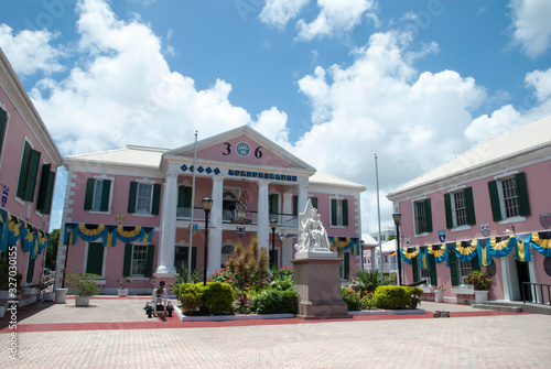 Nassau Parliament Square On Independence Day