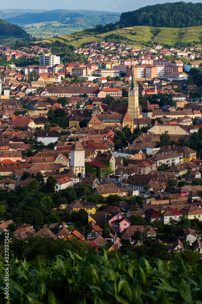 Medias citadel in Transylvania, Romania