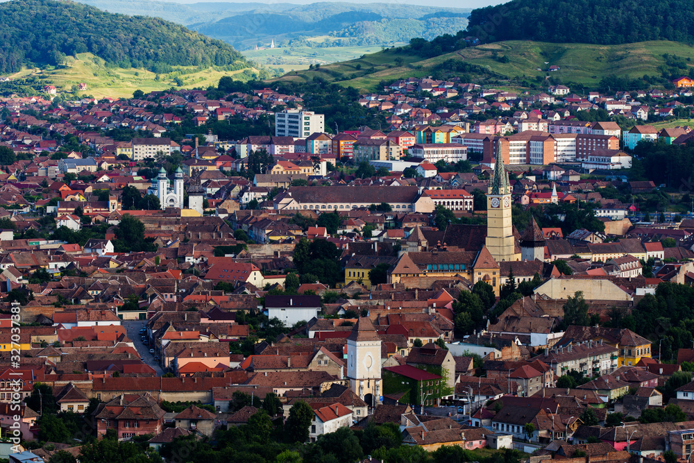 Medias citadel in Transylvania, Romania